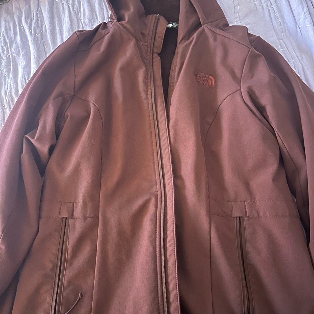 Dark red Hooded Jacket